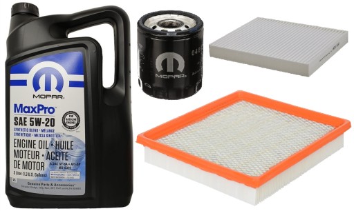 MOPAR 5W20 5L + ФІЛЬТРИ CHRYSLER 200 2.4 2011-2014