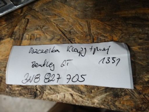 IDEALNA gasket of rear bonnet BENTLEY GT 1
