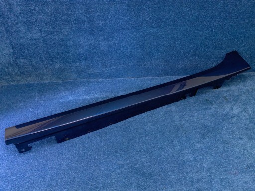 BMW 1 F40 moulding threshold cap of the threshold left MEDITERRAN BLAU 5177-7461381