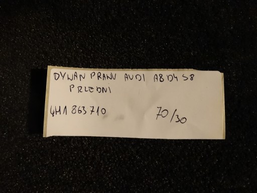IDEALNY carpet front right AUDI A8 D4 S8 1