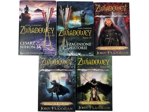 Zdjęcie egzemplarza: Zwiadowcy / zestaw 5 książek / John Flanagan