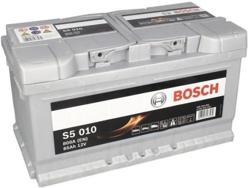 АККУМУЛЯТОР BOSCH SILVER S5 85AH 800A 85 AH изображение 1