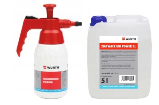 WURTH UNI POWER REMOVER 5 ЛІТРІВ + СПРЕЙ НАСОС