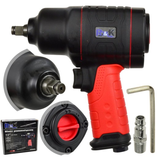 ПНЕВМАТИЧЕСКИЙ УДАРНЫЙ КЛЮЧ ДЛЯ КОЛЕС 1500 Нм 1/2 RK