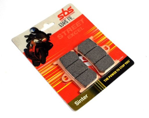 634HS - Синтерні колодки SBS передні YAMAHA MT-09