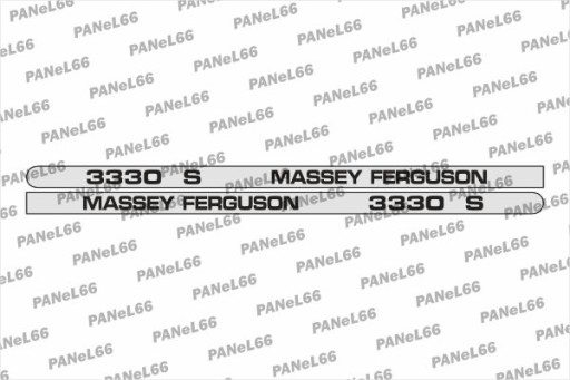 MF3330s - НАБОР НАКЛЕЕК MASSEY FERGUSON 3330 S