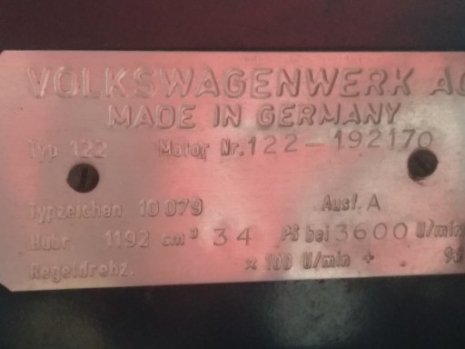 Двигун VW GARBUS 1.2 б/в