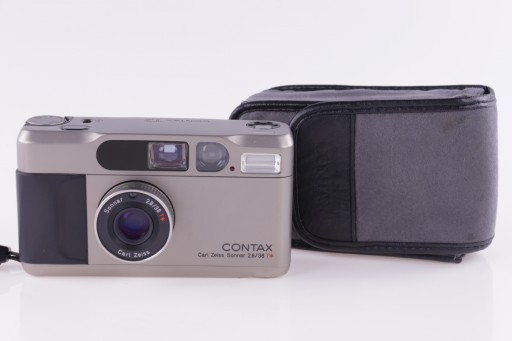 Contax T2 Silver + Carl Zeiss Sonnar 38mm F2.8 T* - Sklep Contax T2 Silver + Carl Zeiss Sonnar 38mm F2.8 T* - Sklep
