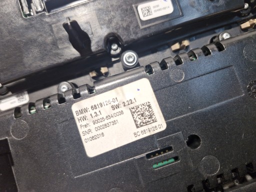 BMW F10 F11 PANEL des lüfters klimaanlage 6819126