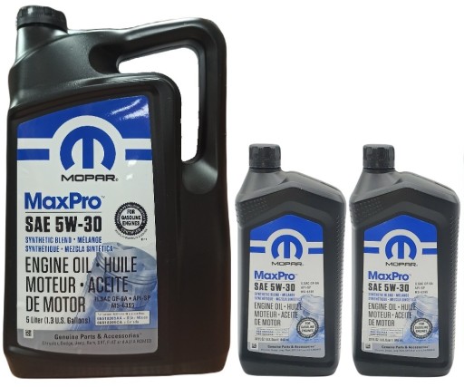 MOPAR 5W30 7L ms-6395 JEEP CHRYSLER DODGE RAM