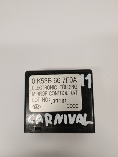 modul relé lusterek Kia Carnival 0K53B667F0A