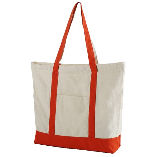 Opätovne použiteľná plátenná taška s nákupnou taškou so zapínaním na zips
