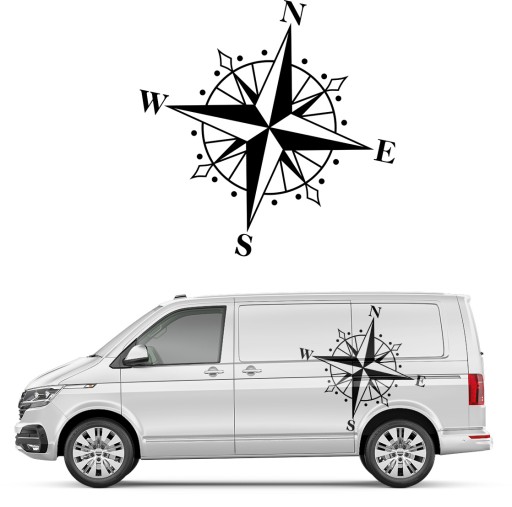 Наклейка для прицепа Camper CAMPING 140x140 см