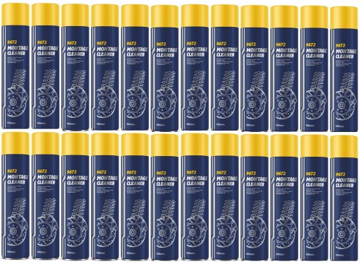 24x MANNOL MONTAGE ОЧИСТИТЕЛЬ ДИСКОВОГО ТОРМОЗА 9672, 600 МЛ В КОРОБКЕ