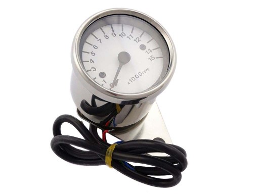 OB-003 - ТАХОМЕТР С БЕЛЫМ ЦИФЕРБЛАТОМ ДО 15 ТЫСЯЧ