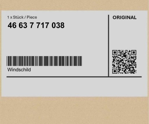 46637717038 7717038 - Лобове скло BMW K49 K49