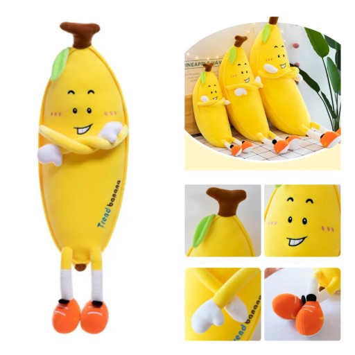 Плюшевий талісман Жовтий банан великий