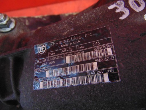 MERCEDES ML W163 2.7 CDI differential diff rear part 3.46