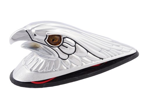 ХРОМИРОВАННЫЙ СВЕТЯЩИЙСЯ ОРЕЛ ОРНАМЕНТ ДЛЯ ЧОППЕРА