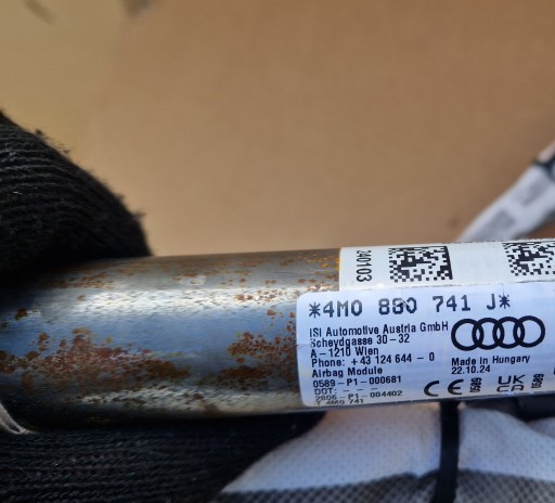 Dachvorhang Airbag AIRBAG AUDI Q7 4M0880741J links Original wie neu