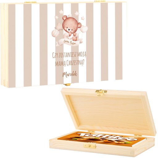 Запрошення на хрещення 22,5 х 13,5 см