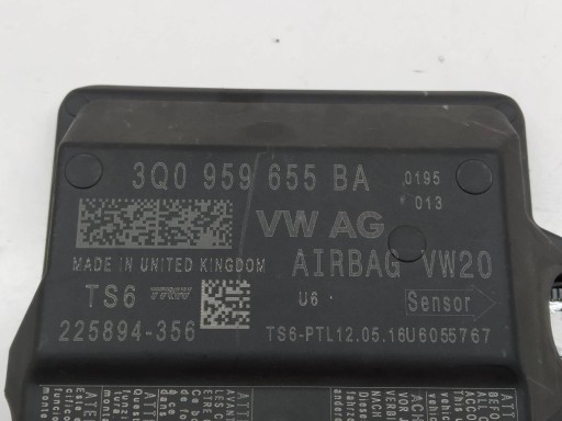 SENSOR airbag 3Q0959655BA VW Volkswagen Passat VIII (2014- ) B8