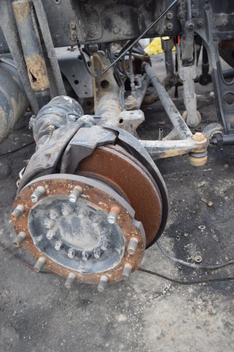 Продольный управляемый мост с элементом рамы man tgx