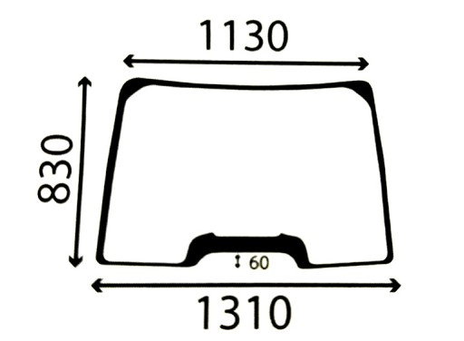 87304257 - CASE NEW HOLLAND ФИКСИРОВАННОЕ ВЕТРОВОЕ СТЕКЛО 82030483