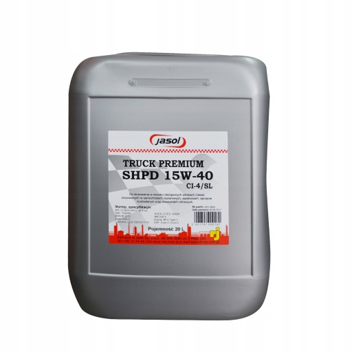МОТОРНОЕ МАСЛО JASOL SHPD 15W40 20 Л