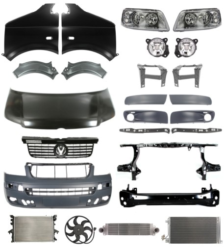 2761 - Volkswagen Multivan 03-09 Ремень бампера крыло