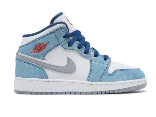 Nike Jordan 1 Mid French Blue Shoes 37.5 DR6235401