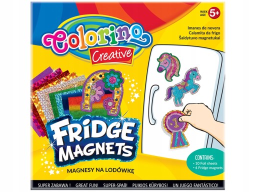 Zestaw kreatywny do wykonania magnesów na lodówkę Colorino