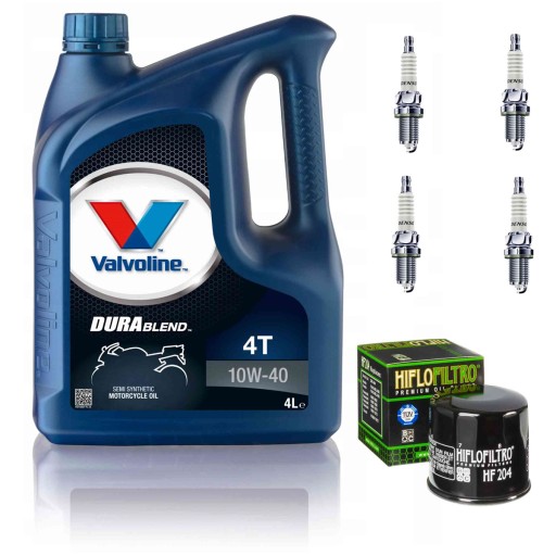 KAWASAKI ZZ-R 600 02-06 Свечи зажигания с масляным фильтром