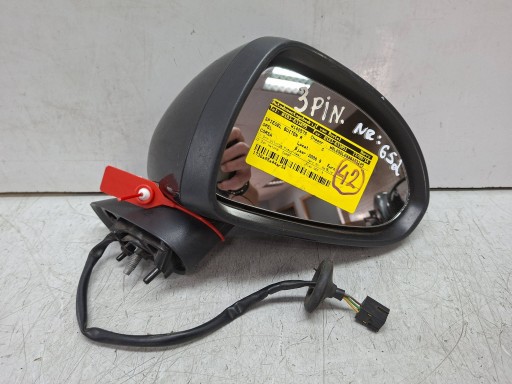 mirror right 3 PINY OPEL CORSA D 2006