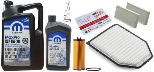 MOPAR 5W30 6L + ФІЛЬТРИ JEEP WRANGLER 3.6 2012 р.в.