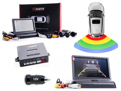 16,5 52 - Парктроник epp5700 16.5мм чорний + камера