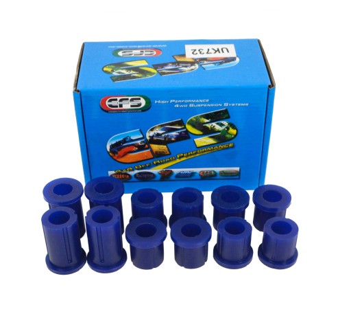 UK732 - КОМПЛЕКТ ПОЛІУРЕТАНОВИХ ВТУЛК ПЕРЕДНІХ РЕСОР HILUX 4RUNNER 4WD