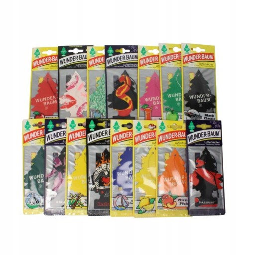 Автомобильный аромат Wunder-BAUM Mix 15 шт.