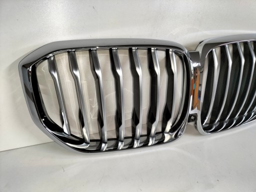 MASKA REŠETKA MASKA BUBREZI BMW X5 G05 18- CHROM , WERSJA ISPOD KAMERE