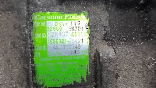 kompresor klimatizaci 92600-5M301 NISSAN X-TRAIL T30