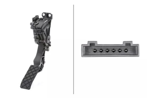 6PV 008 - ПЕДАЛЬ АКСЕЛЕРАТОРА VW TRANSPORTER 2.0 TDI 09-HELLA