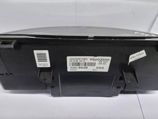 dials dials Volkswagen Golf V 5 1,9 D 1K0920863B