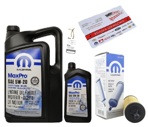 MOPAR 5W20 6L + ФІЛЬТР MO-349 68191349AB