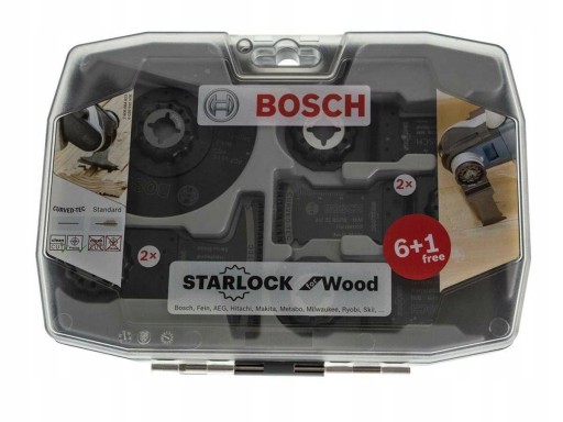 НАБІР ДЛЯ ДЕРЕВА BOSCH MT STARLOCK 7 шт.