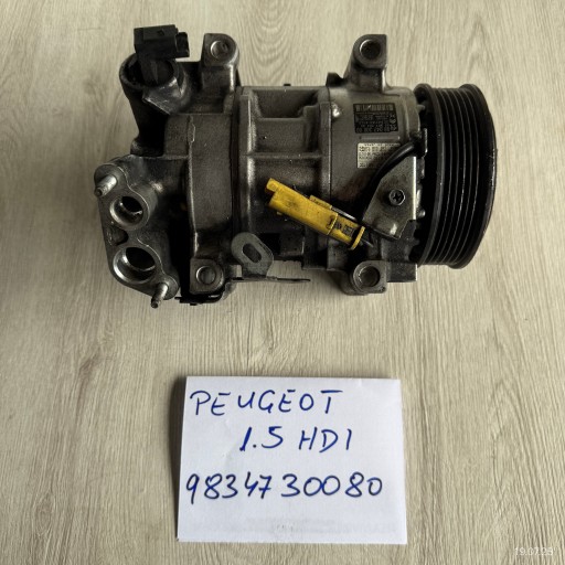 KOMPRESOR Pumpe klimaanlage Klimakompressor CITROEN PEUGEOT 1.5 HDI 9834730080