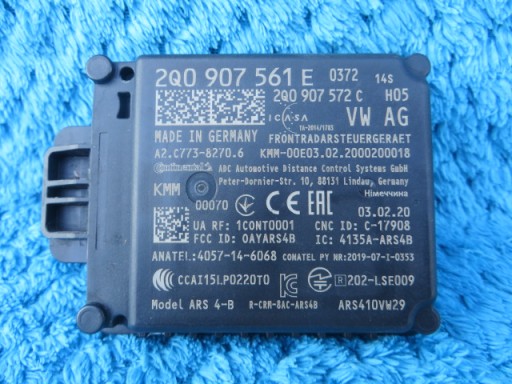 Радарный датчик расстояния seat ibiza 2q0907561e