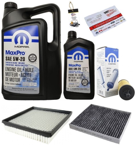 MOPAR 5W20 + ФИЛЬТРЫ DODGE AVENGER 3.6 14-15