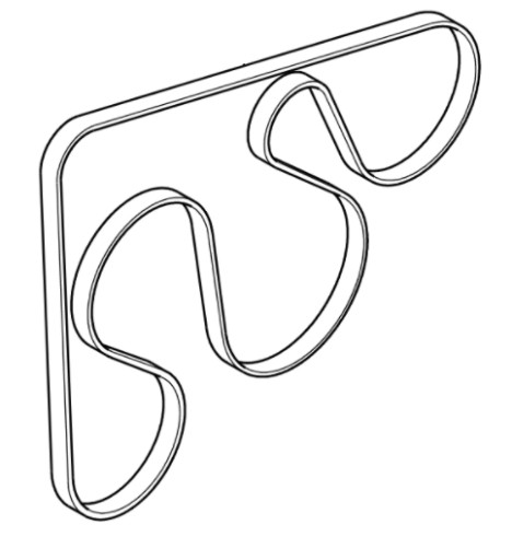 252122B120 - ПОЛИКЛИНОВОЙ ремень HYUNDAI ix20 I30