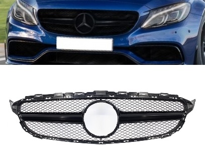 JFGMBW205ABBM - PANAMERICANA MERCEDES C W205 (14-18) Решетка радиатора C63