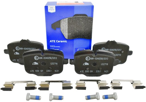 13.0470-2747.2 - ATE керамические колодки AUDI A4 B8 A5 Q5 задний